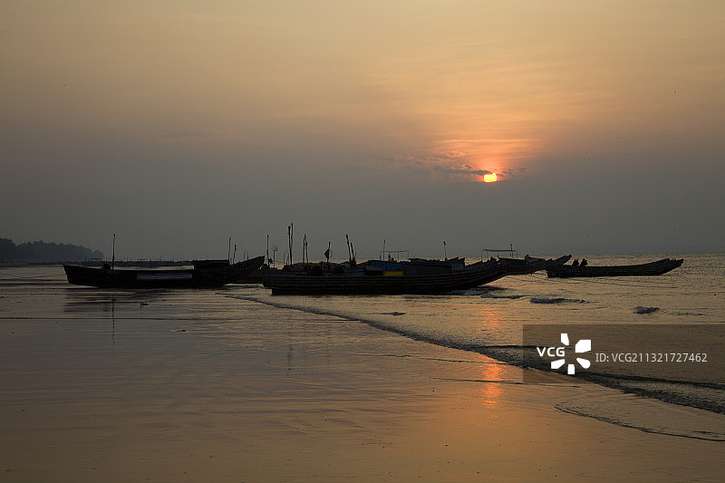 广西东兴“金滩”风景区图片素材