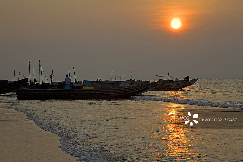 广西东兴“金滩”风景区图片素材