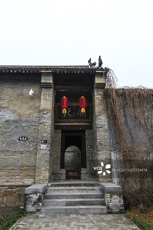 河南巩义康百万庄园栈房区外景图片素材