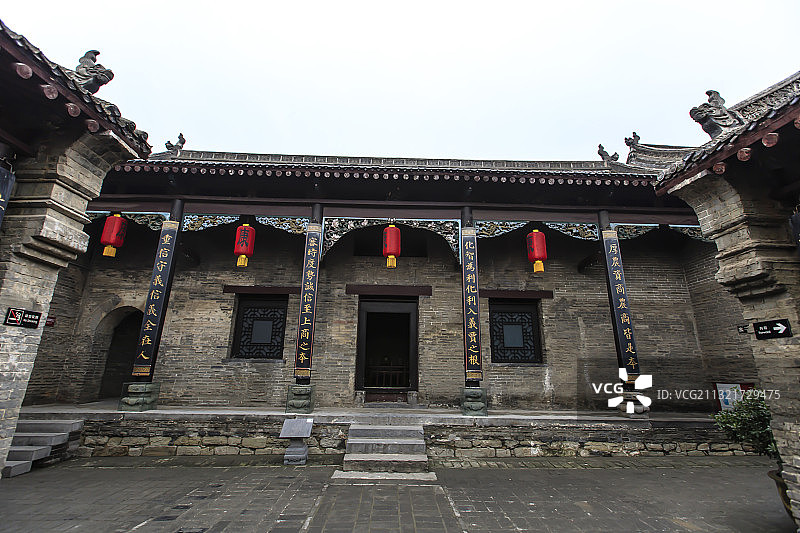 河南巩义康百万庄园栈房区外景图片素材