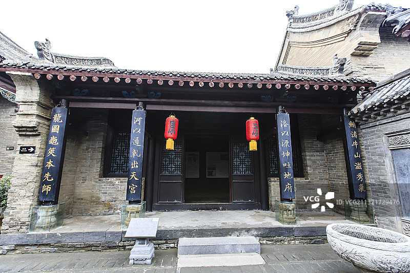 河南巩义康百万庄园栈房区外景图片素材