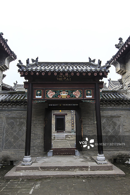 河南巩义康百万庄园栈房区外景图片素材