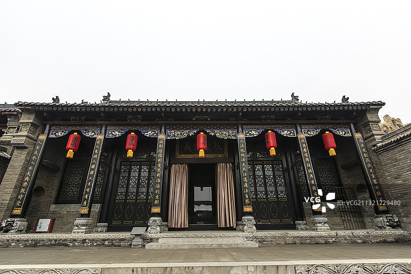 河南巩义康百万庄园栈房区外景图片素材