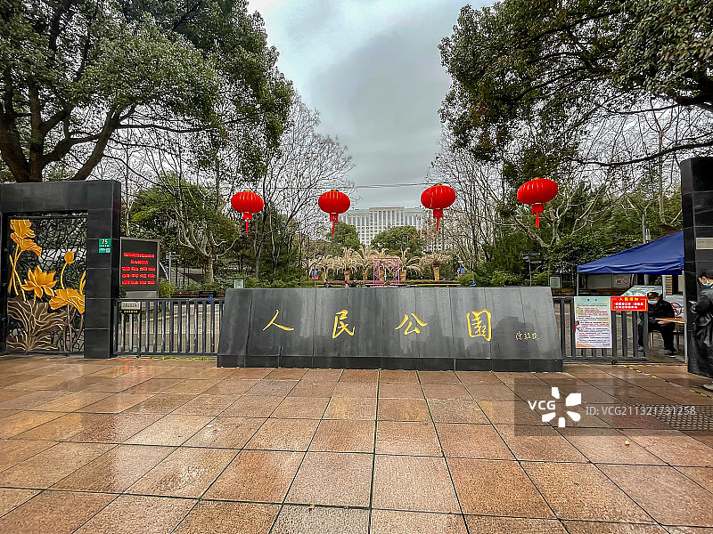 上海人民公园图片素材