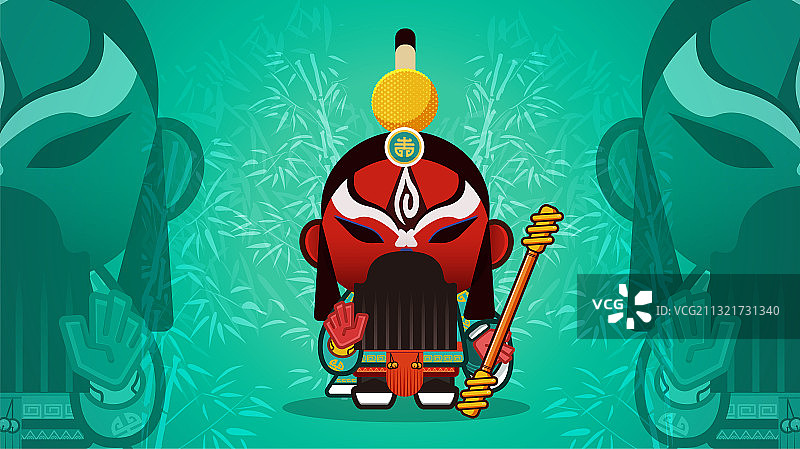 戏曲卡通形象图片素材