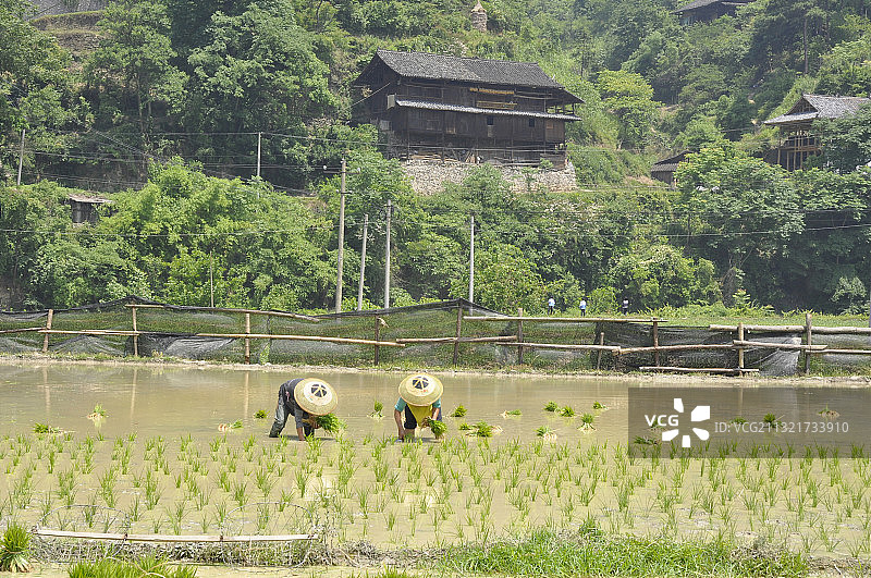贵州丹寨县石桥古寨文化旅游景区图片素材