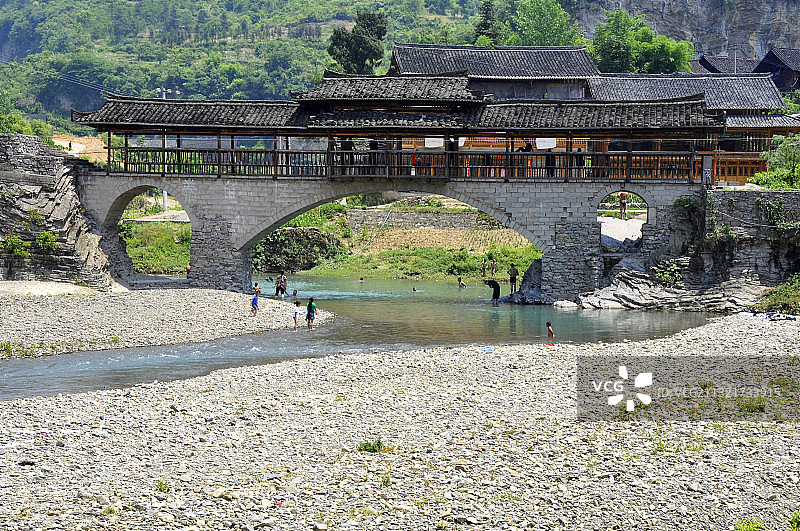 贵州丹寨县石桥古寨文化旅游景区图片素材