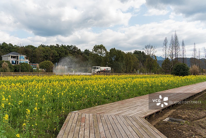浙江 建德  之江村 春季风光图片素材