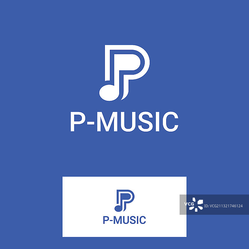 字母P音乐标志图片素材