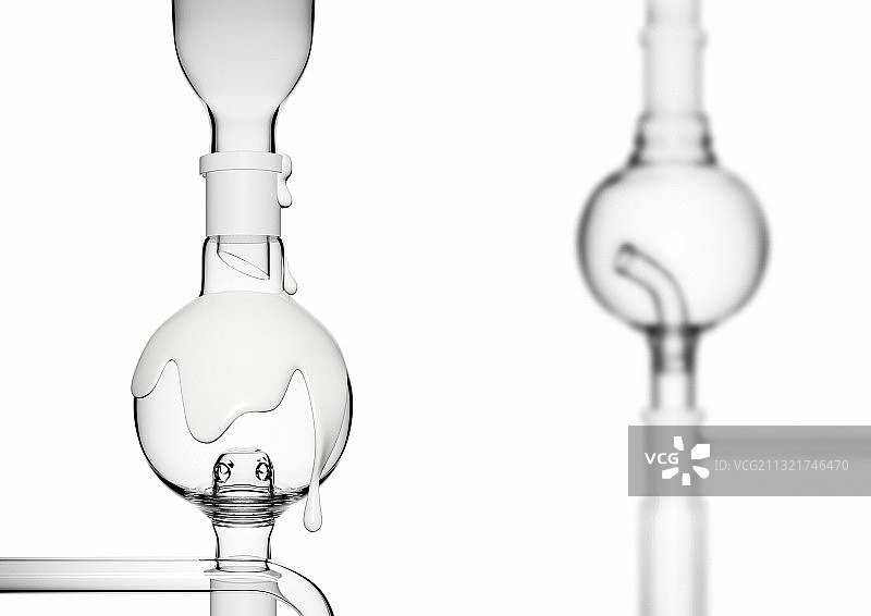 实验玻璃器材上的质地图片素材