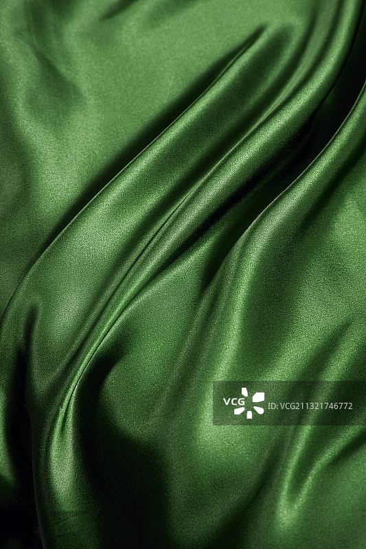 绿色丝绸图片素材