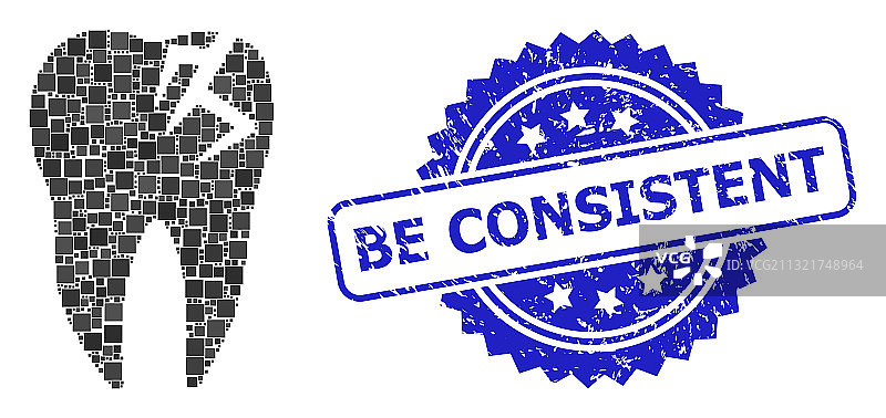 一致性纹理方形点状印章图片素材