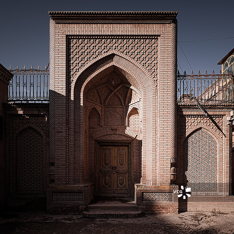 喀什噶尔古城风貌图片素材