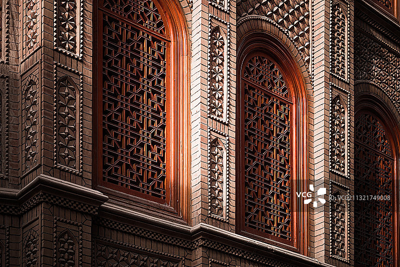 喀什噶尔古城风貌图片素材