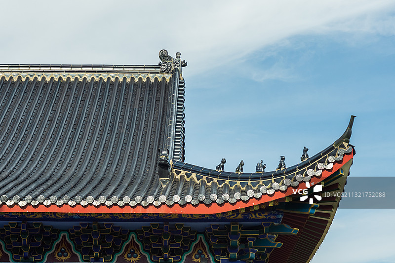 湖南长沙道吾山的建筑图片素材