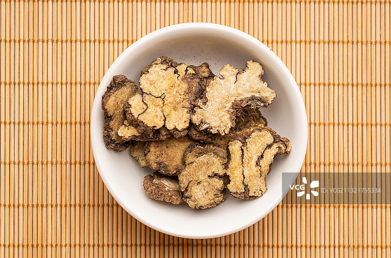 中医中药中草药川穹特写图片素材