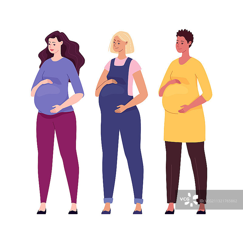 美丽的孕妇图片素材