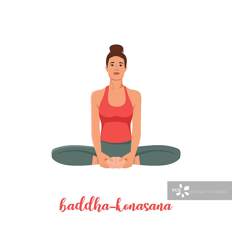 女士剪影束角瑜伽姿势图片素材