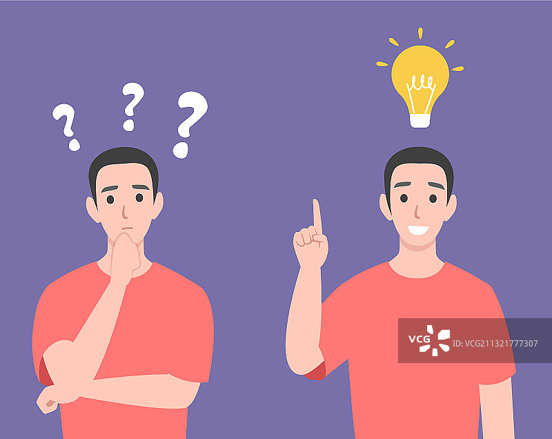 男人摸着太阳穴，回忆着什么图片素材