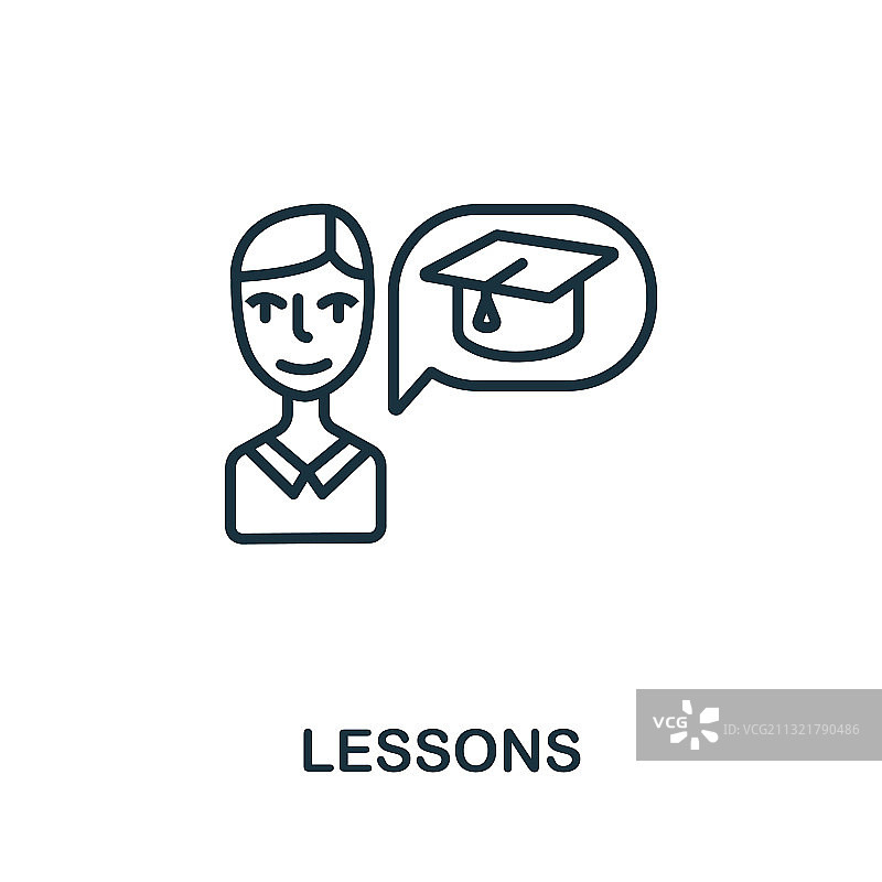 来自商业培训系列的课程图标图片素材