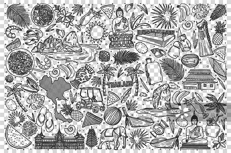 泰国涂鸦合集图片素材