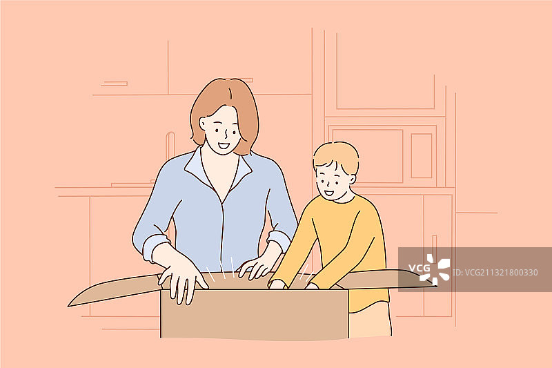 童年、母爱和节日庆祝图片素材