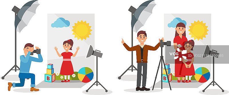 拿着相机拍照的男摄影师图片素材