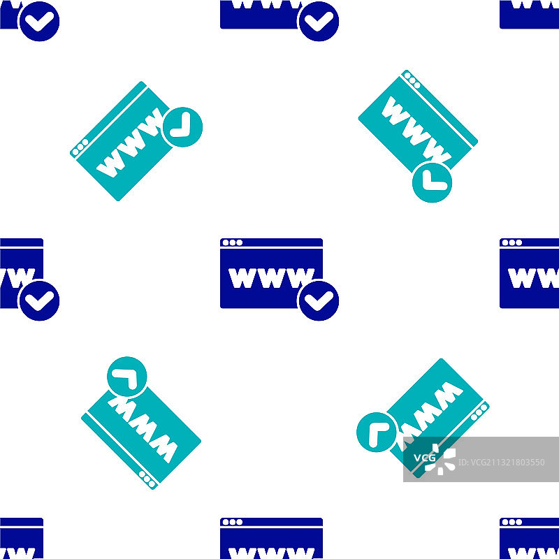 蓝色网站模板图标图片素材