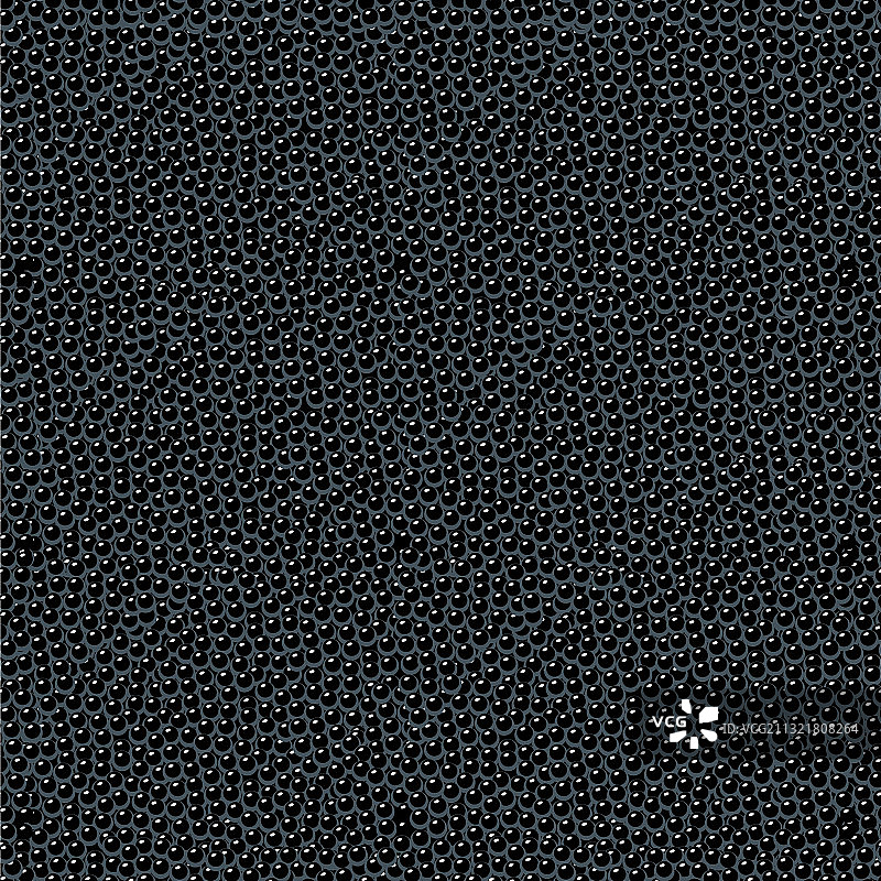 黑色鲟鱼子酱无缝图案图片素材