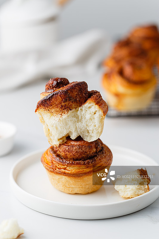 肉桂面包图片素材