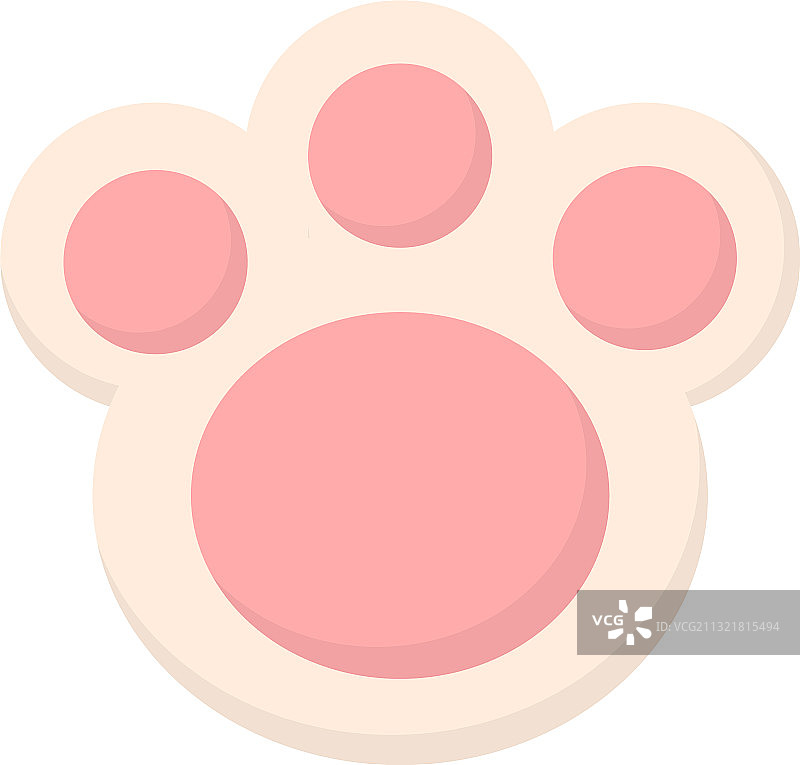 可爱兔子动物爪子饼干图片素材