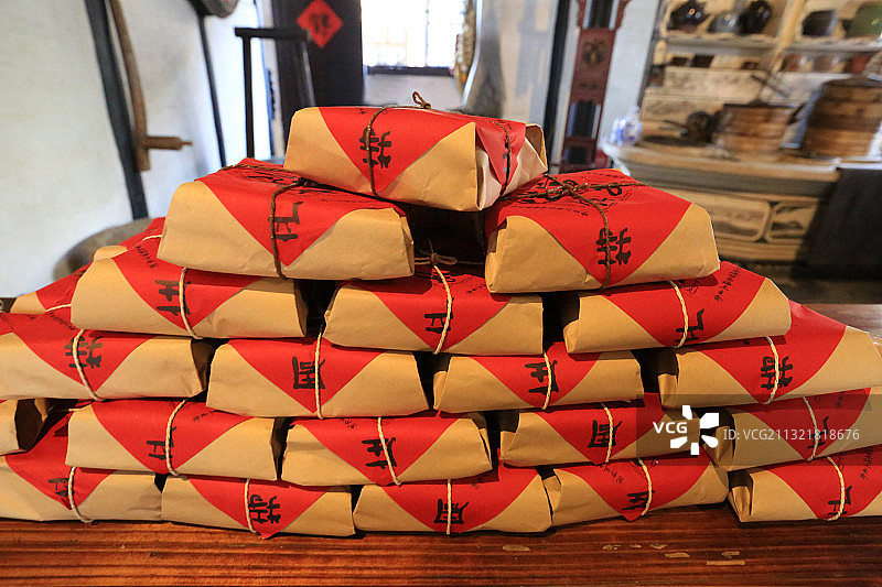 江苏苏州昆山周庄沈厅福安烧饼图片素材