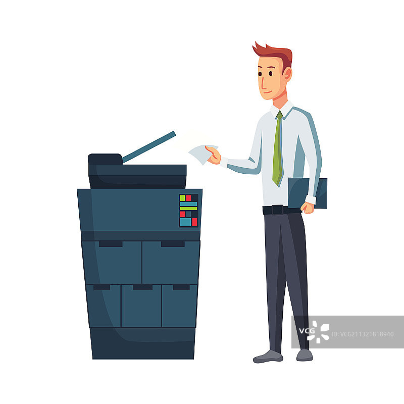 办公室文件复印机办公室工作人员打印图片素材