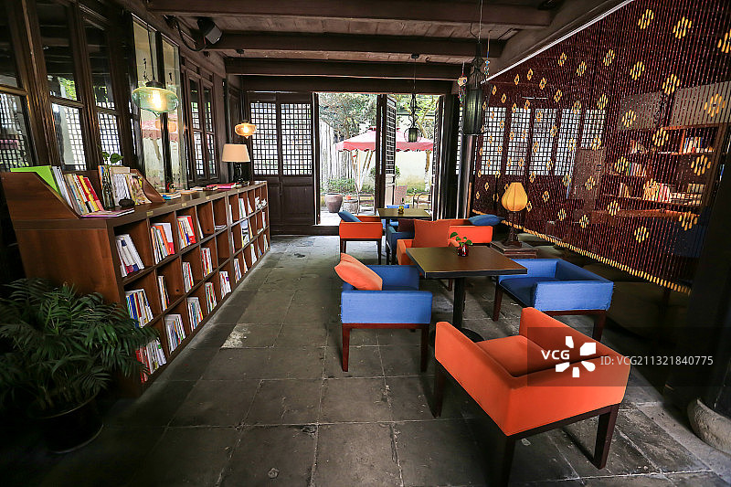 江苏苏州昆山水乡周庄叶楚伧故居南社书院图片素材