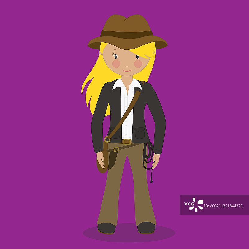 寻宝女孩图片素材