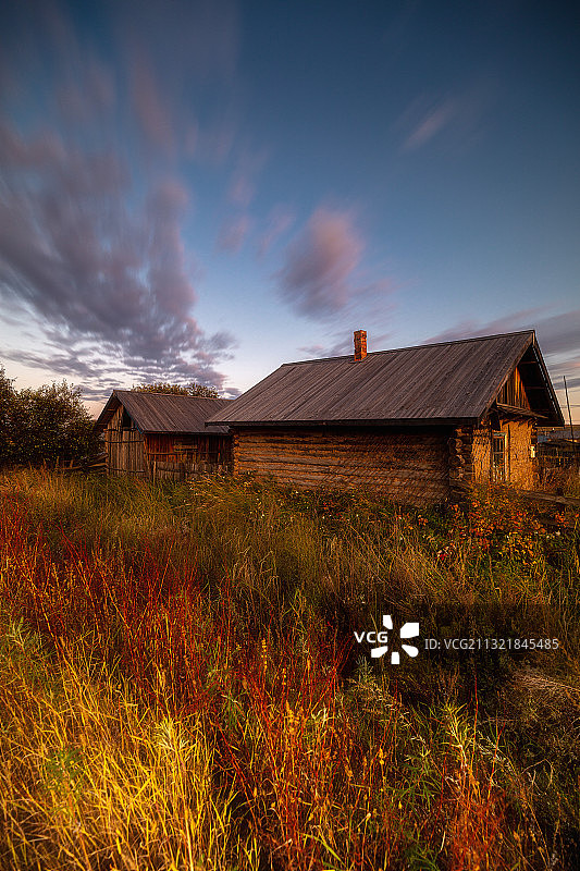 黑龙江漠河大兴安岭地区秋季风光图片素材