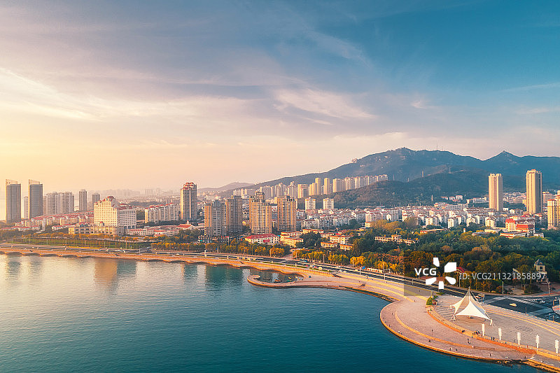烟台芝罘区莱山区城市风光图片素材