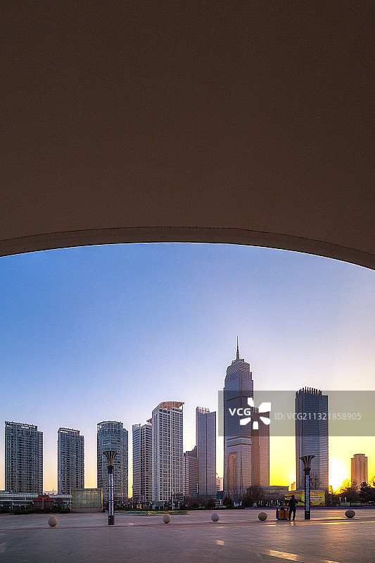 烟台芝罘区莱山区城市风光图片素材