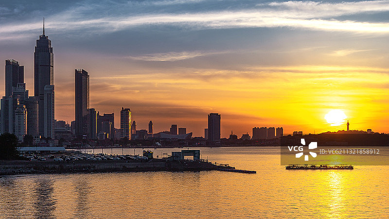 烟台芝罘区莱山区城市风光图片素材