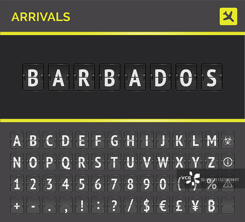 机场翻转显示屏出发目的地模拟图片素材