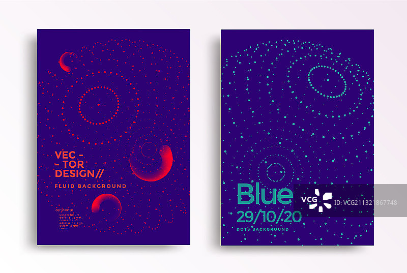 极简动态球体点状封面设计图片素材