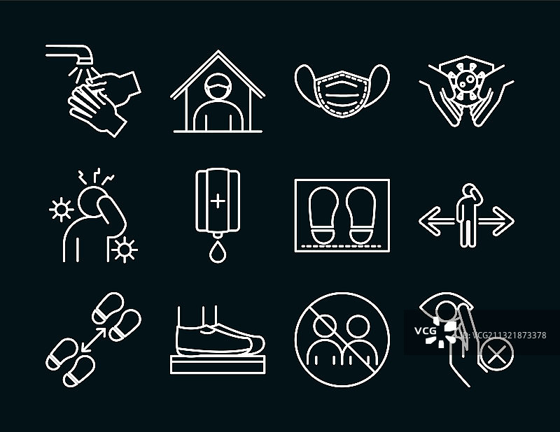 新冠疫情后的新常态图片素材