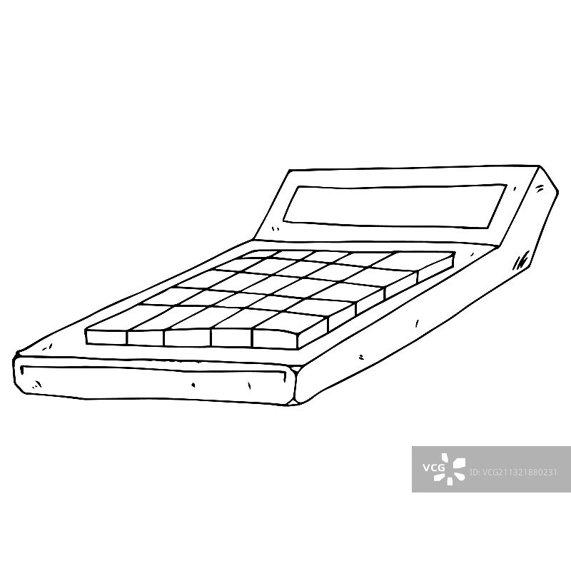 计算器图标手绘按钮图片素材