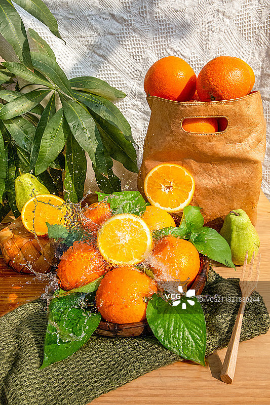 赣南脐橙 水果图片素材