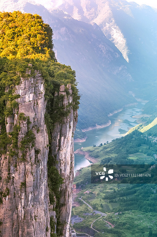 绝壁长廊 恩施图片素材