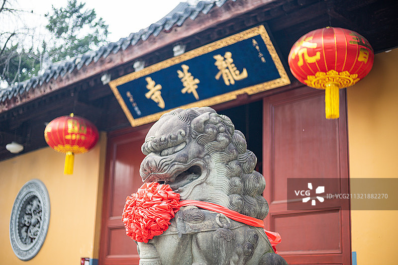 龙华寺图片素材