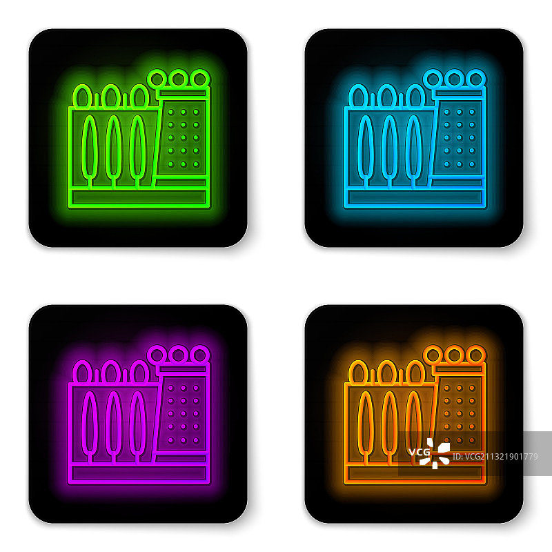 菲格拉斯达利博物馆发光霓虹灯图片素材