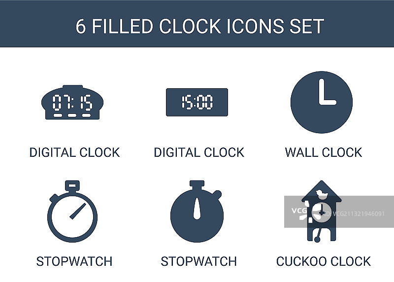 时钟图标图片素材