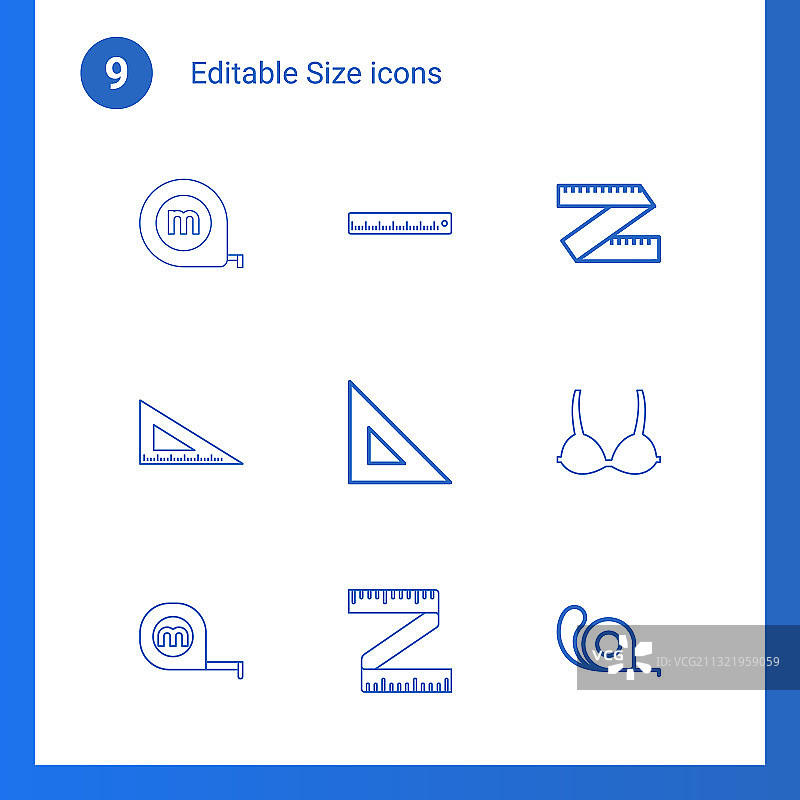 尺寸图标图片素材