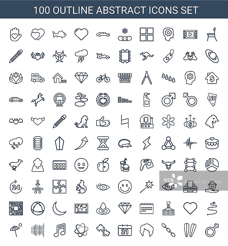 抽象图标图片素材